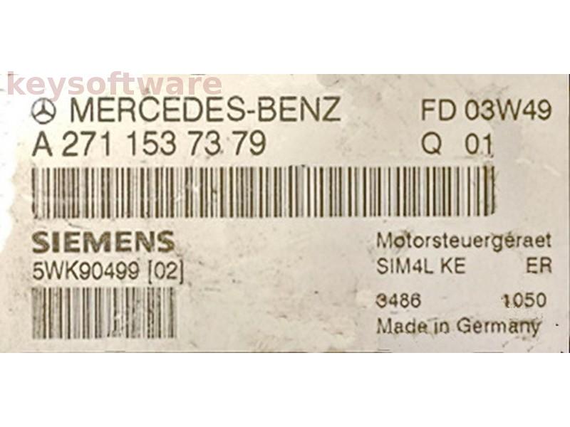 ECU Mercedes E 1.8 A2711537379 5WK90499 SIM4L KE W211 {