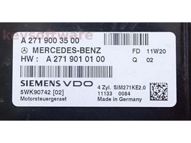 ECU Mercedes C 1.8 A2719003500 SIM271 KE2.0 W212 {