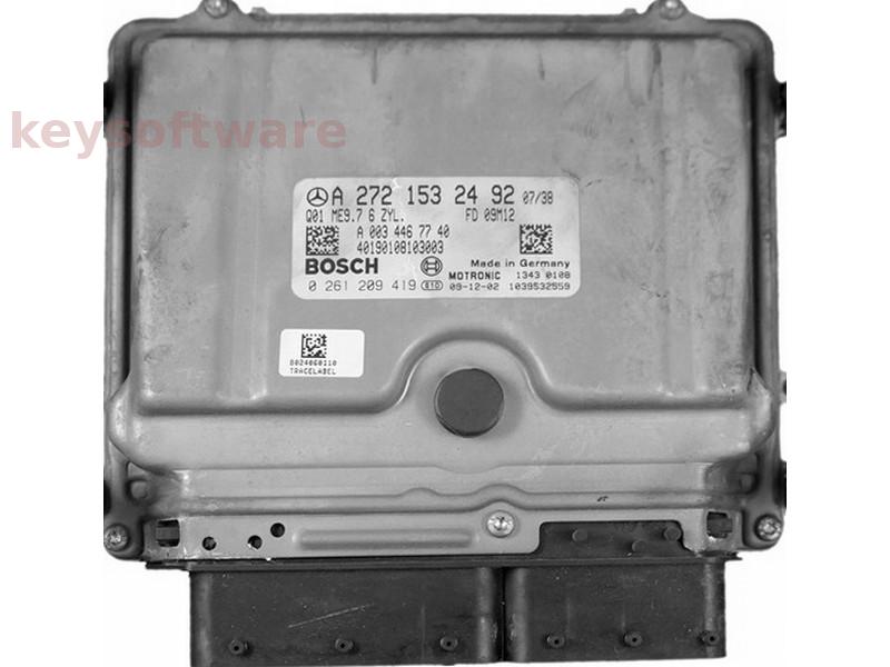 ECU Mercedes C 3.0 A2721532492 0261209419 ME9.7 {