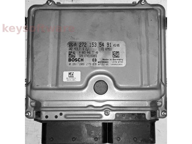 ECU Mercedes C 2.5 A2721535491 0261209279 ME9.7 W204 {