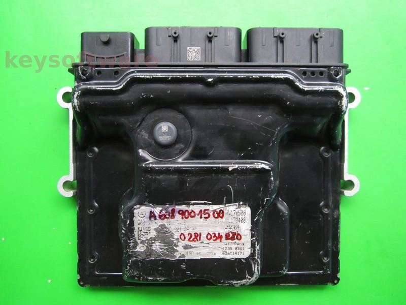 ECU Mercedes A 1.5CDI A6089001500 0281034280 MD1CS006