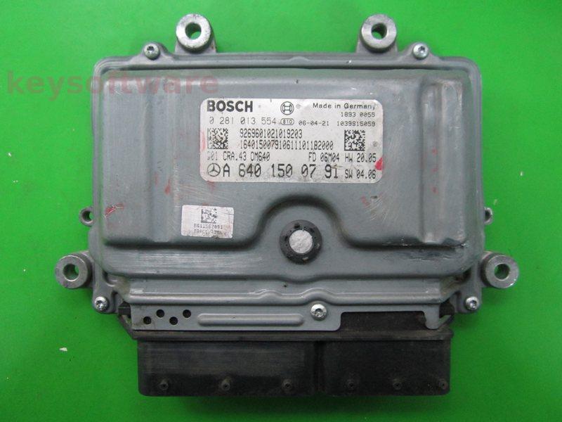 ECU Mercedes A 2.0CDI A6401500791 0281013554 CRA.43 EDC16C32