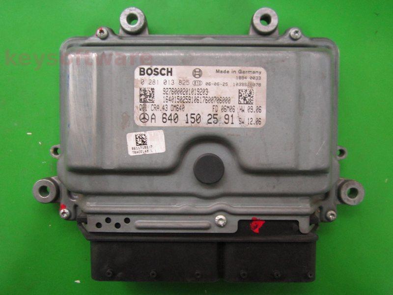ECU Mercedes A 2.0CDI A6401502591 0281013825 CRA.43 EDC16C32