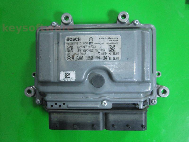 ECU Mercedes A 1.5CDI A6401508434 0281015960 CRA.43 EDC16C32