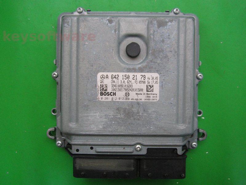 ECU Mercedes CLS 3.0CDI A6421502179 0281012012 CR4.11 EDC16CP31
