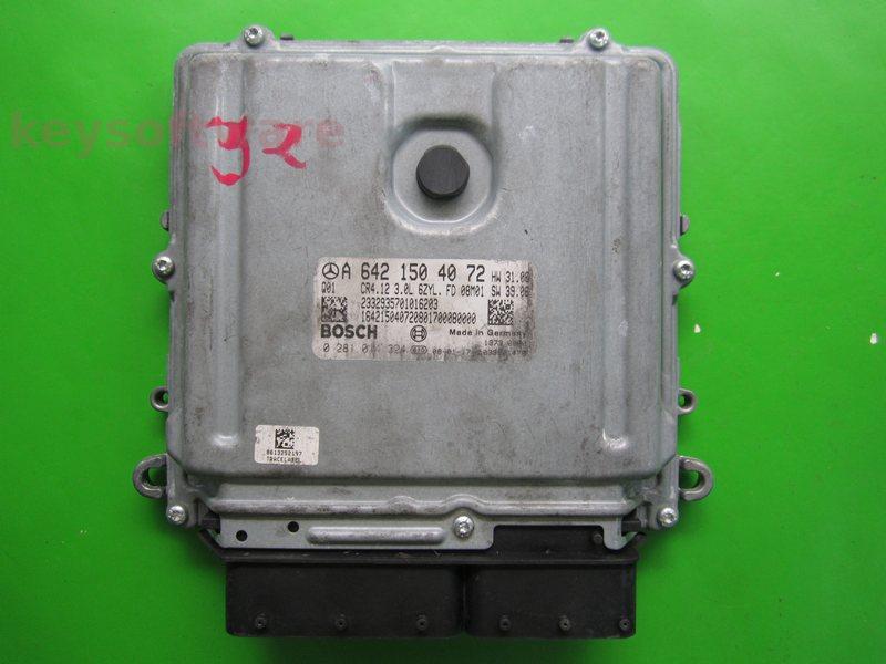 ECU Mercedes CLS 3.0CDI A6421504072 0281014324 EDC16CP31
