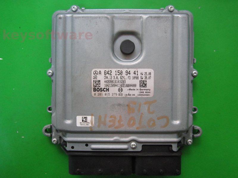 ECU Mercedes CLS 3.2CDI A6421509441 0281015279 CR4.12 EDC16CP31{