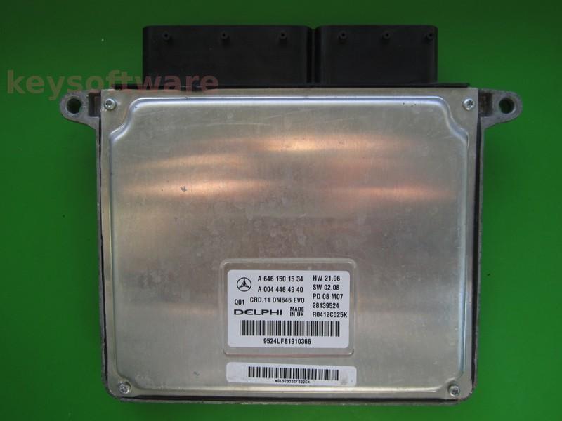 ECU Mercedes E 2.2CDI A6461501534 28139524 CRD.11 W211