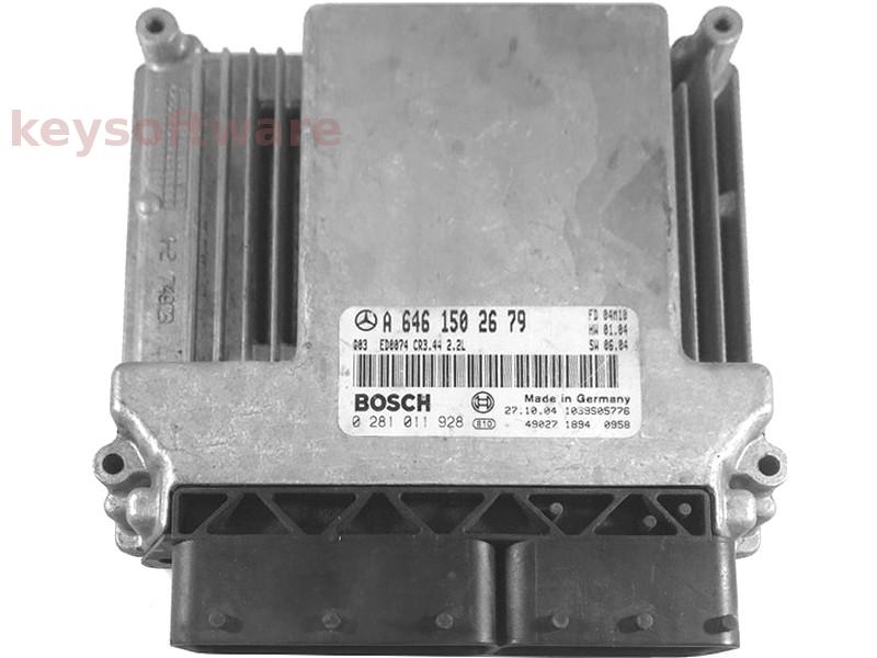 ECU Mercedes C 2.2CDI A6461502679 0281011928 CR3.44 EDC16C2 {