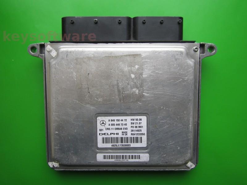 ECU Mercedes C 2.2CDI A6461504472 28114625 CRD.11 W204