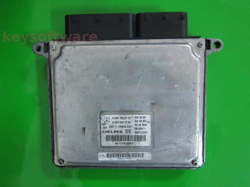 ECU Mercedes C 2.2CDI A6461509172 28139411 CRD.11