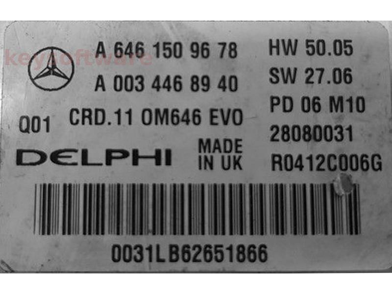 ECU Mercedes E 2.2CDI A6461509678 28080031 CRD.11 W211 {