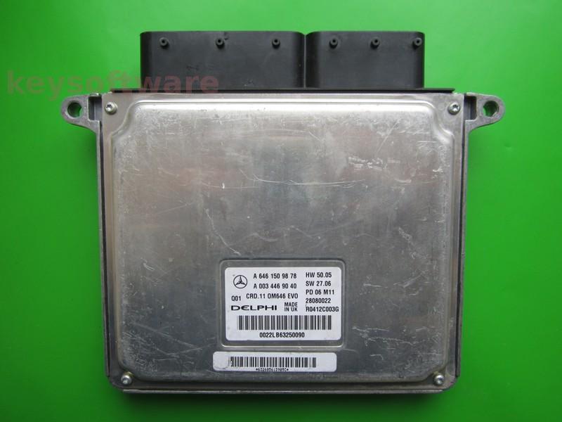 ECU Mercedes E 2.2CDI A6461509878 28080022 CRD.11 W211