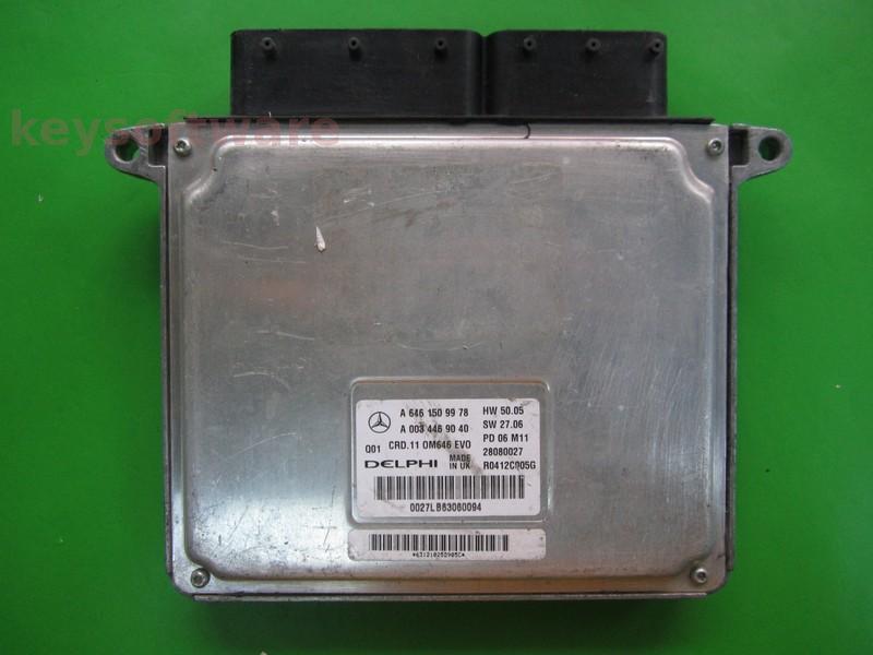 ECU Mercedes E 2.2CDI A6461509978 28080027 CRD.11 W211