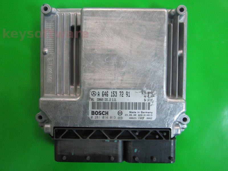 ECU Mercedes C 2.2CDI A6461537291 0281014813 CR3.13 EDC16C2