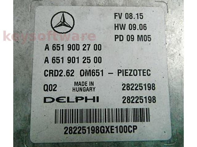 ECU Mercedes E 2.2CDI A6519002700 CRD2.62 W212 {