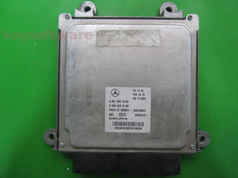 ECU Mercedes E 2.2CDI A6519007500 28336101 CRD3.10 W212