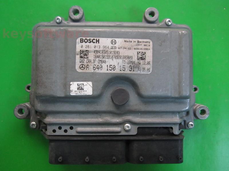 ECU Mercedes A 2.0CDI A6401501591 0281013964 CRA.32 EDC16C32 {