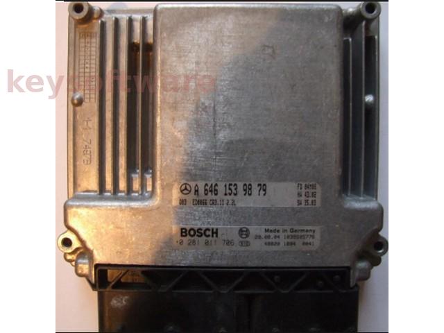 ECU Mercedes E 2.2CDI A6461539879 0281011706 CR3.11 EDC16C2 {