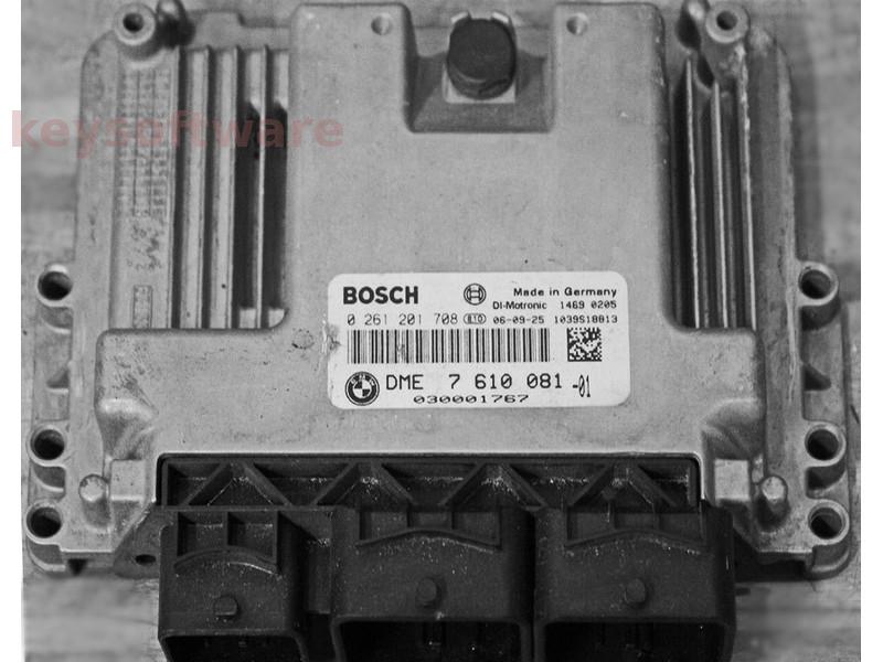 ECU Mini Cooper 1.6 DME7610081 0261201708 MED17.2 {