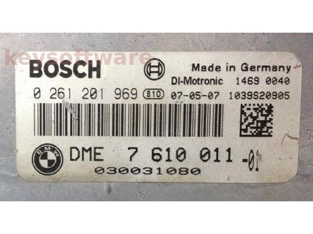 ECU Mini Cooper 1.6 DME7610011 0261201969 MED17.2 {+
