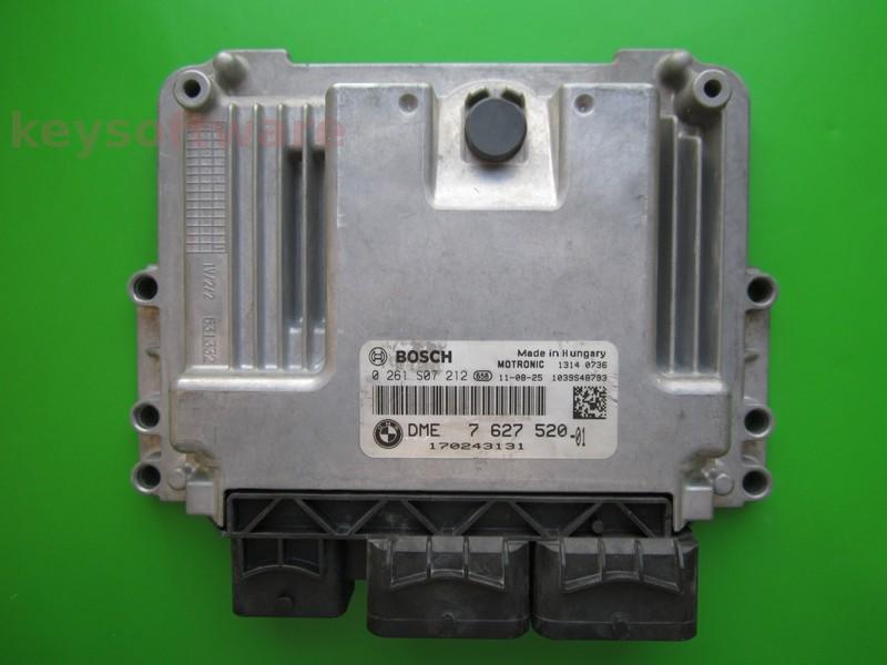 ECU Mini Cooper 1.6 DME7627520 0261S07212 MEV17.2.2