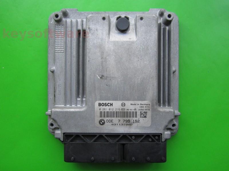 ECU Mini Cooper 1.4D DDE7799152 0281012216 EDC16C35
