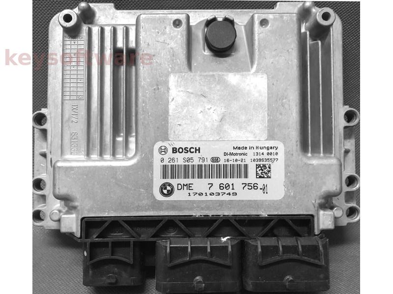 ECU Mini John Cooper Works 1.6 DME7601756 0261S05791 MED17.2 {