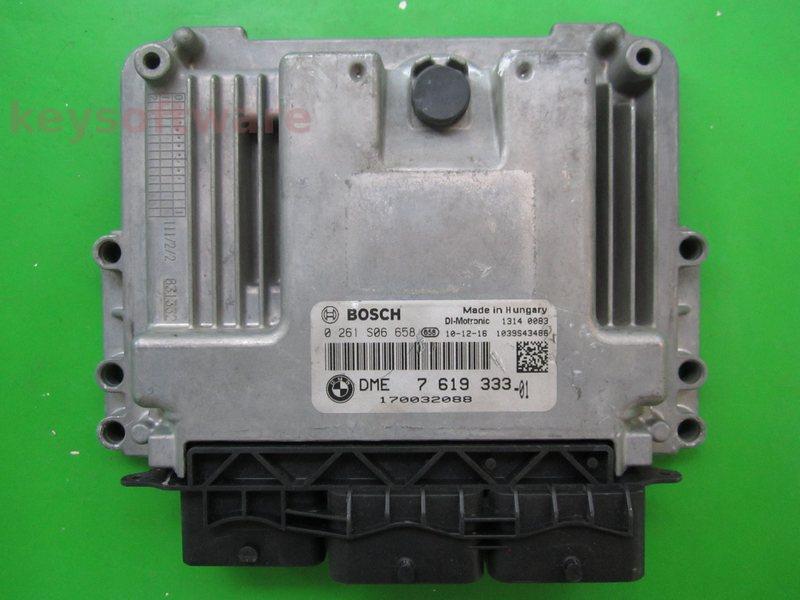ECU Mini Cooper 1.6 DME7619333 0261S06658 MEVD17.2.2