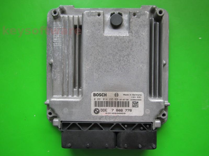 ECU Mini Cooper 1.6D DDE7808778 0281014295 EDC16C35