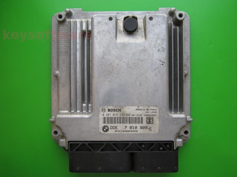 ECU Mini Cooper 1.6D DDE7810909 0281015233 EDC16C35 9HZ
