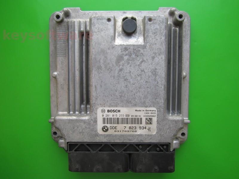 ECU Mini Cooper 1.6D DDE7823934 0281015233 EDC16C35