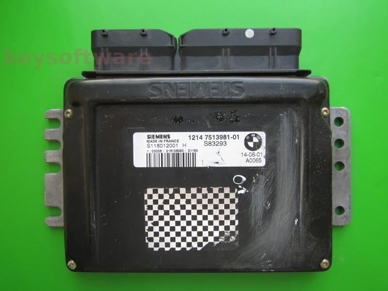 ECU Mini Cooper 1.6 7513981 S118012001H EMS2