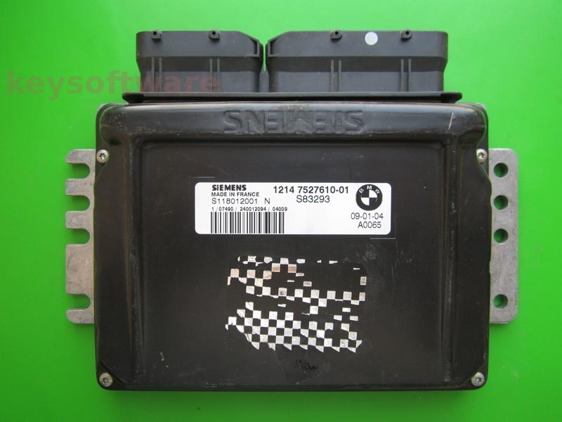 ECU Mini Cooper 1.6 7527610 S118012001N EMS2