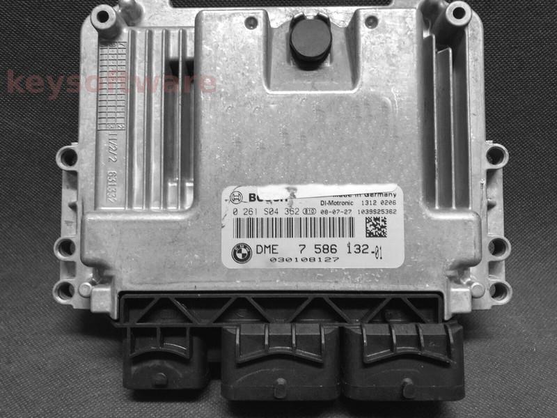 ECU Mini Cooper 1.6 DME7586132 0261S04362 MED17.2 {