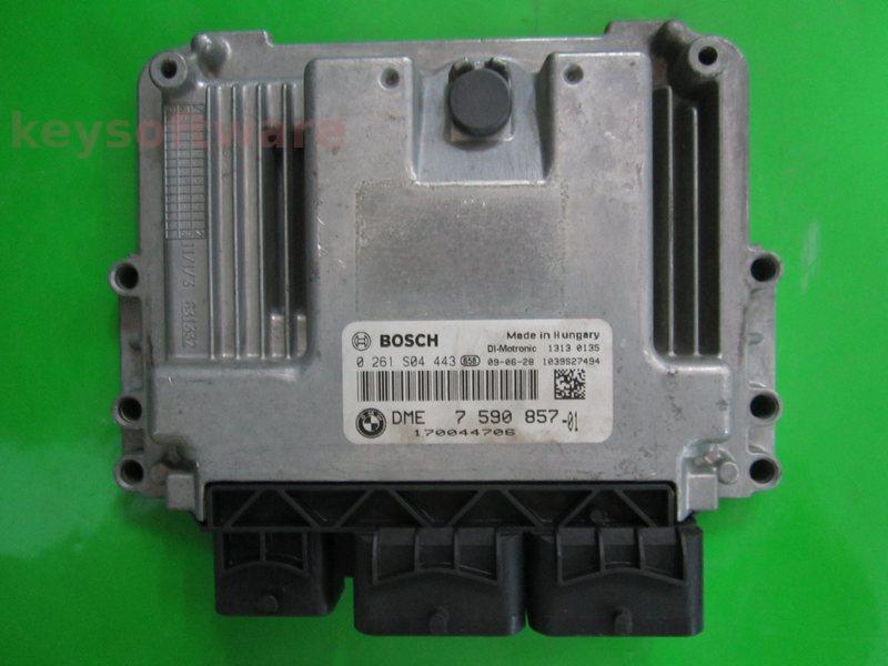 ECU Mini Cooper 1.6 DME7590857 0261S04443 MED17.2