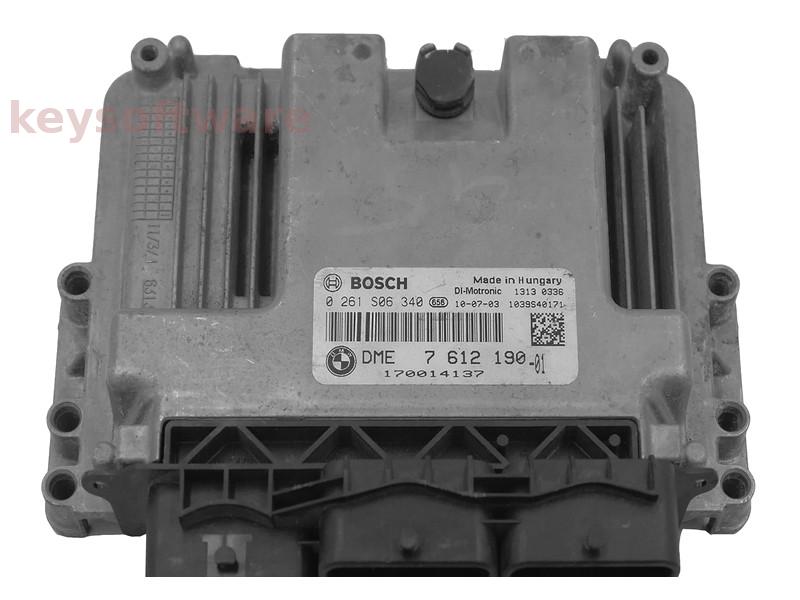 ECU Mini Cooper 1.6 DME7612190 0261S06340 MEVD17.2.2 {