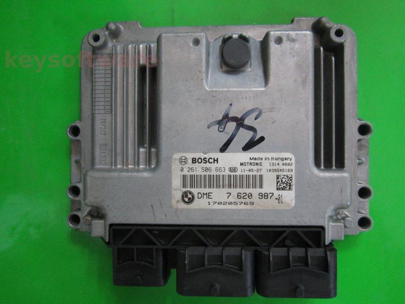 ECU Mini One 1.6 DME7620987 0261S06663 MEV17.2.2