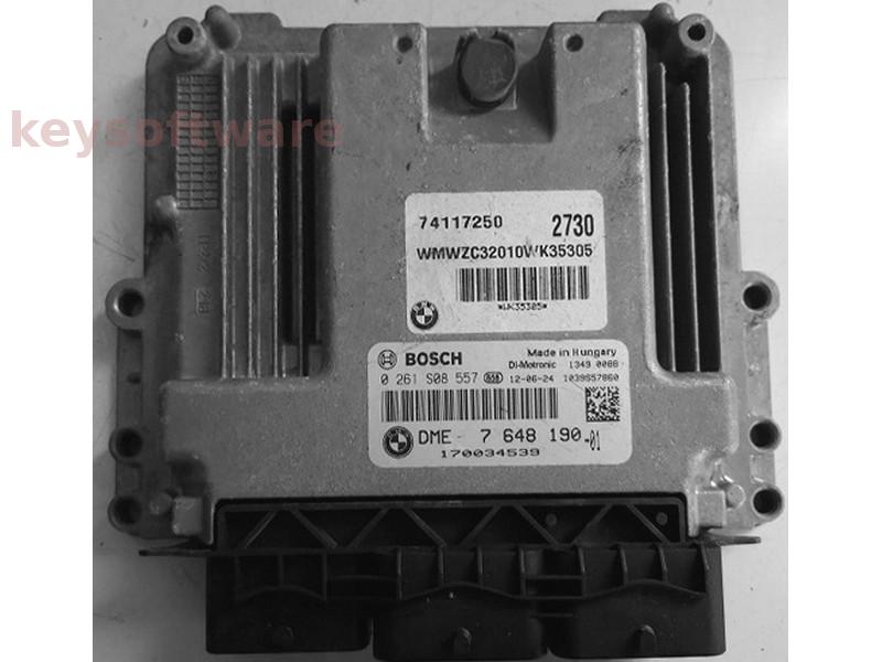ECU Mini Cooper Countryman 1.6 DME7648190 0261S08557 MEVD17.2.7