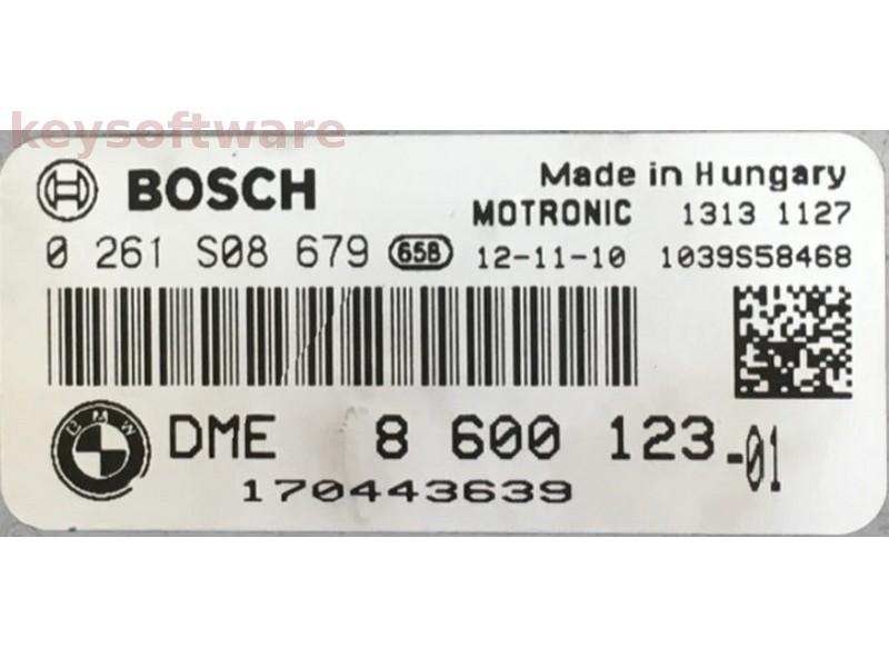 ECU Mini Cooper 1.6 DME8600123 0261S08679 MEV17.2.2 {
