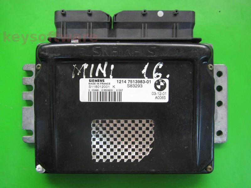 ECU Mini Cooper 1.6 7513983 S118012001K EMS2