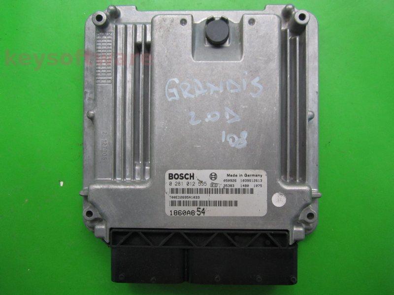 ECU Mitsubishi Grandis 2.0DID 1860A654 0281012535 EDC16U31 {