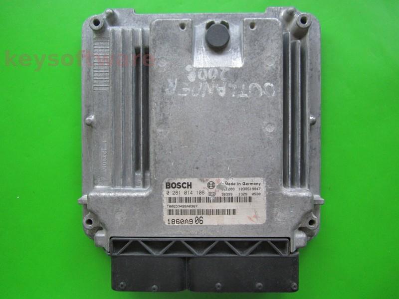 ECU Mitsubishi Outlander 2.0DID 1860A906 0281014108 EDC16U31 + }