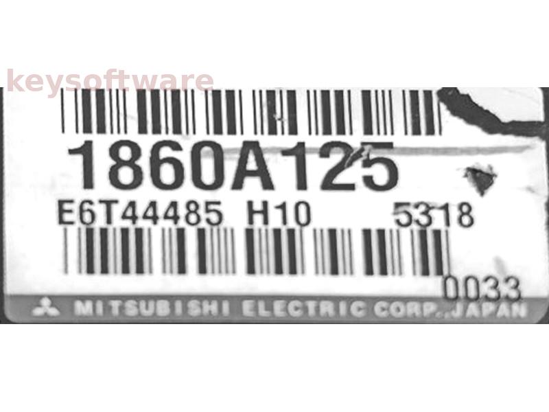 ECU Mitsubishi Outlander 2.4 1860A125 E6T44485