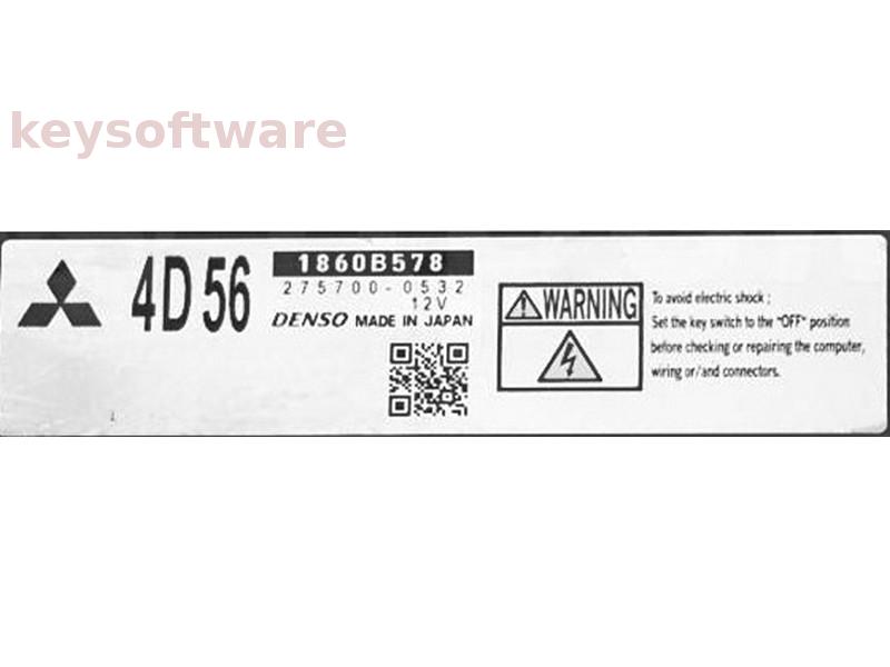 ECU Mitsubishi L200 2.5DID 1860B578 275700-0532 4D56