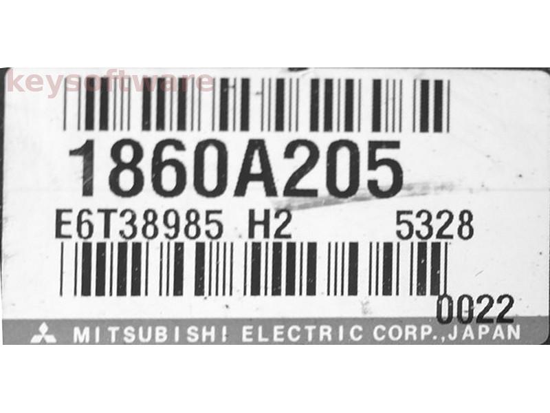 ECU Mitsubishi Outlander 2.0 1860A205 E6T38985