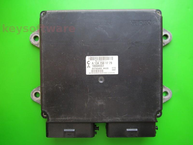 ECU Mitsubishi Colt 1.1 1860A551 A1341501779 E6T42