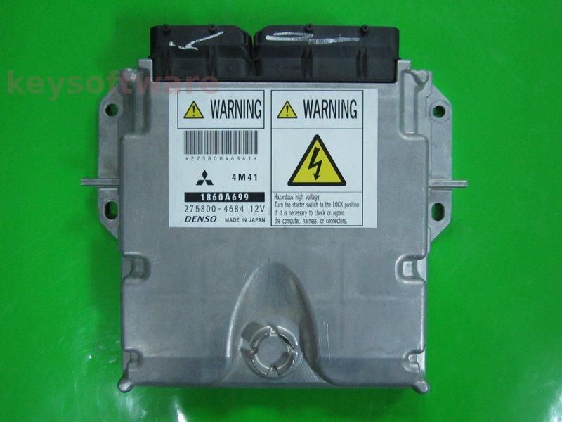 ECU Mitsubishi Pajero 3.2DID 1860A699 275800-4684 4M41