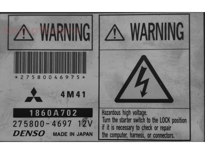 ECU Mitsubishi Pajero 3.2DID 1860A702 275800-4697 4M41