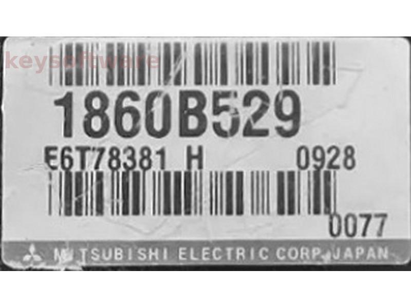 ECU Mitsubishi ASX 1.6 1860B529 E6T78381 H {